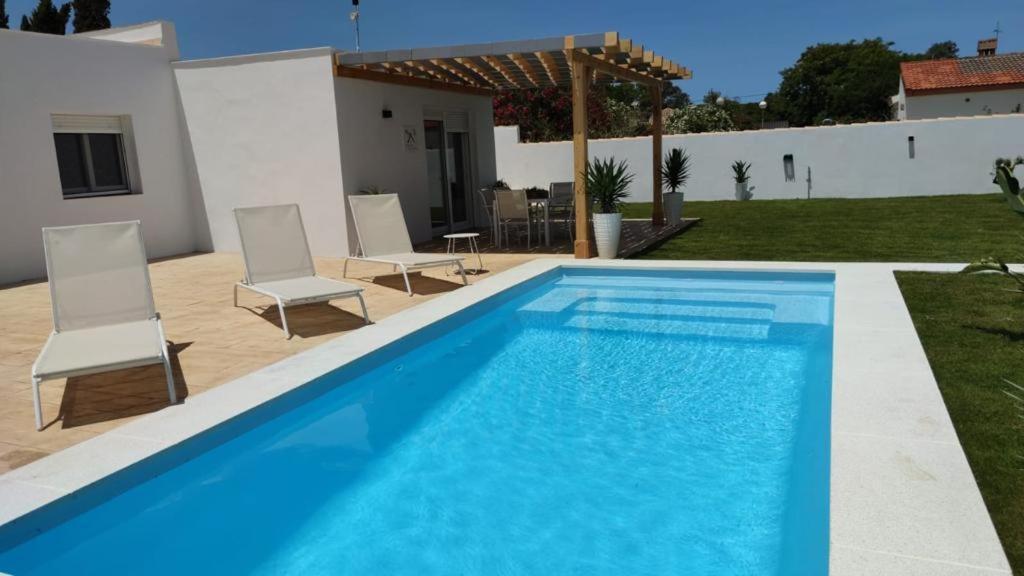 Palapa Garden Alojamientos, Piscina Privada Y Cerca Del Mar شيكلانا دي لا فرونتيرا المظهر الخارجي الصورة